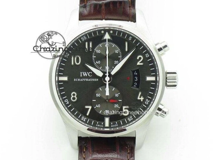 MIROTIME 0105 MARK XVIII Le Petit Prince IW327004 SS FKF 1:1 Best Edition Blue Dial On Brown Leather Strap Trendsetting 7117